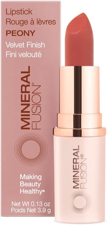 Mineral Fusion Lipstick, Peony, .14 Ounce