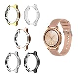 RuenTech for Samsung Galaxy Watch 42mm Case Cover, Scratch-Resistant Soft Flexible TPU Plated Protective Case Protector Shell for Samsung Galaxy Watch (42mm) SM-R810/SM-R815 (6-Pack)