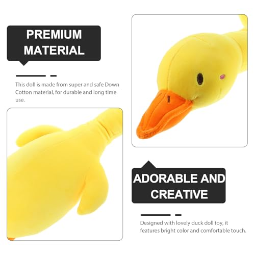 Pato de peluche amarillo Toyvian de algodón suave para decoración 3