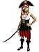 Funidelia | Costume da Pirata - Collezione buere per Bambina Taglia 5-6 Anni ▶ Corsar, Bucaniere - Multicolore