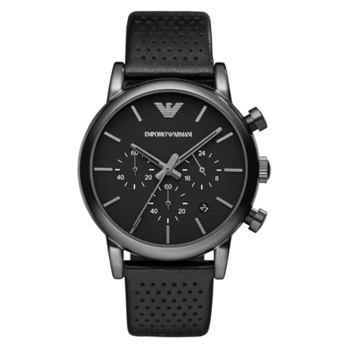 Emporio Armani Orologio Uomo Luigi. In Acciaio Inossidabile Di Colore Nero....