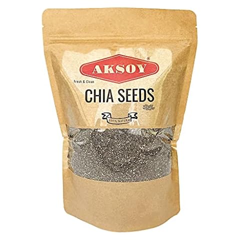 Aksoy Premium Raw Black Chia Seeds, 1.25KG Cover