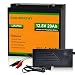 ECO-WORTHY 12V 20Ah LiFePO4 Lithium Battery with 4A Lithium Battery Charger