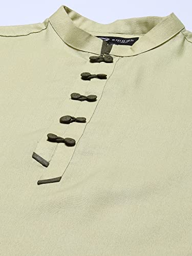 Image of Men's Navy Blue Cotton Festive Wear Regular Fit Woven Design Kurta | Indian Wedding Wear Kurta | Festive Ethnic Kurta