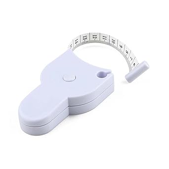 Sunshine Enterprise Automatic Telescopic Tape Measure,Body Measuring Tape 60 inch(150cm),Lock Pin & Push Button Retract,Self-Tightening Body Measure,Retractable Accurate Waist Measuring Tape