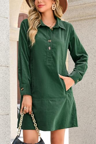 Robe ample coton hiver dissimulant les formes avec poches