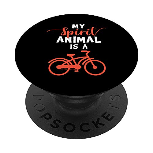 Spirit Animal Funny Cycling Gifts Cycling Novelty Gifts PopSockets PopGrip Intercambiabile
