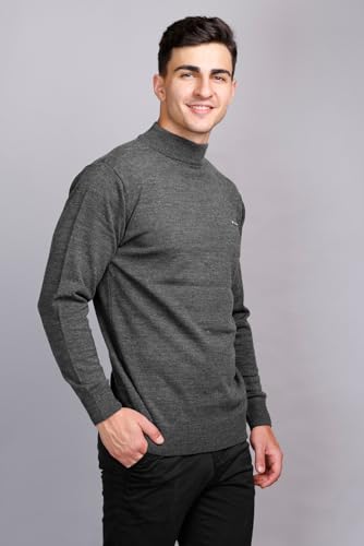 Image of GODFREY Woolen Full Sleeve Sweaters for Men Winter Wear - Turtle Neck Pullover for Men Stylish