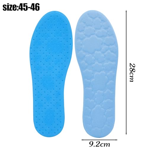 2 pares de plantillas frescas para pies, talla 45-46 miniatura 2