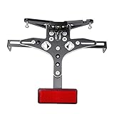 Material de calidad: material de aleación de aluminio de , alta resistencia, firme y sólida, anti-moxal, anticorrosión y duradera.
