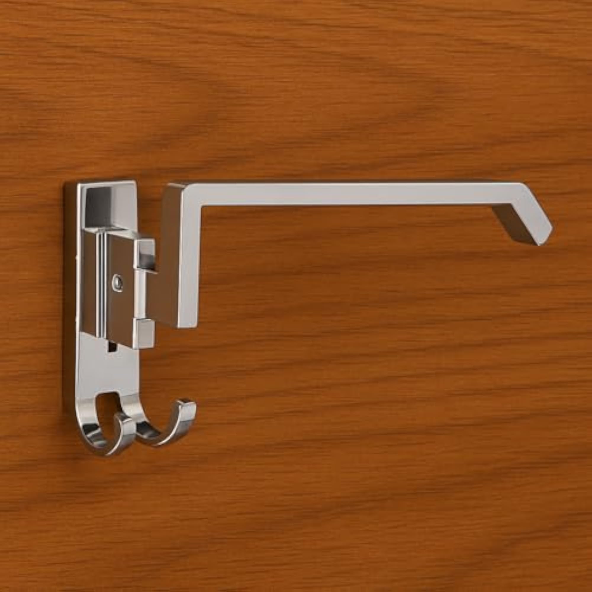 Stainless Steel Chrome Finished Half Square Towel Ring