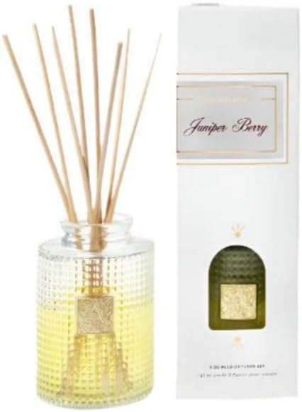 Aromatique, Juniper Berry Reed Glass Diffuser Set, 5 Ounce