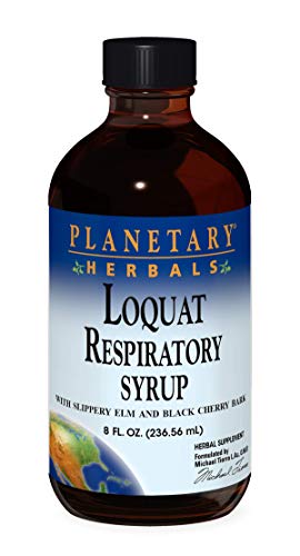 Planetary Herbals Loquat Respiratory Syrup, 8 Fluid Ounce