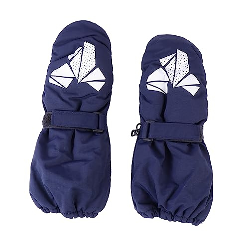 USHOBE 1 Par De Luvas De Esqui Infantis Luvas De Esqui Luvas De Inverno Snowboard Equipamentos Ao Ar