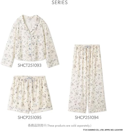 Amazon | スナイデルホーム ハローキティ 総柄ショートパンツ パジャマ