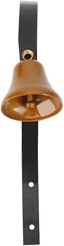 Miniatura 6 de Campana de tenderos antiguos, 1.6 pulgadas, timbre antiguo de aleación de metal montado en la pared, timbre de puerta para entrenamiento de perros,