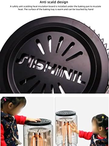 Kerosene Stove Heater Carbon Fiber Electric Heaters Heating Furnace Graphitization Gear Adjustment for Indoor Terrace (Small 3)