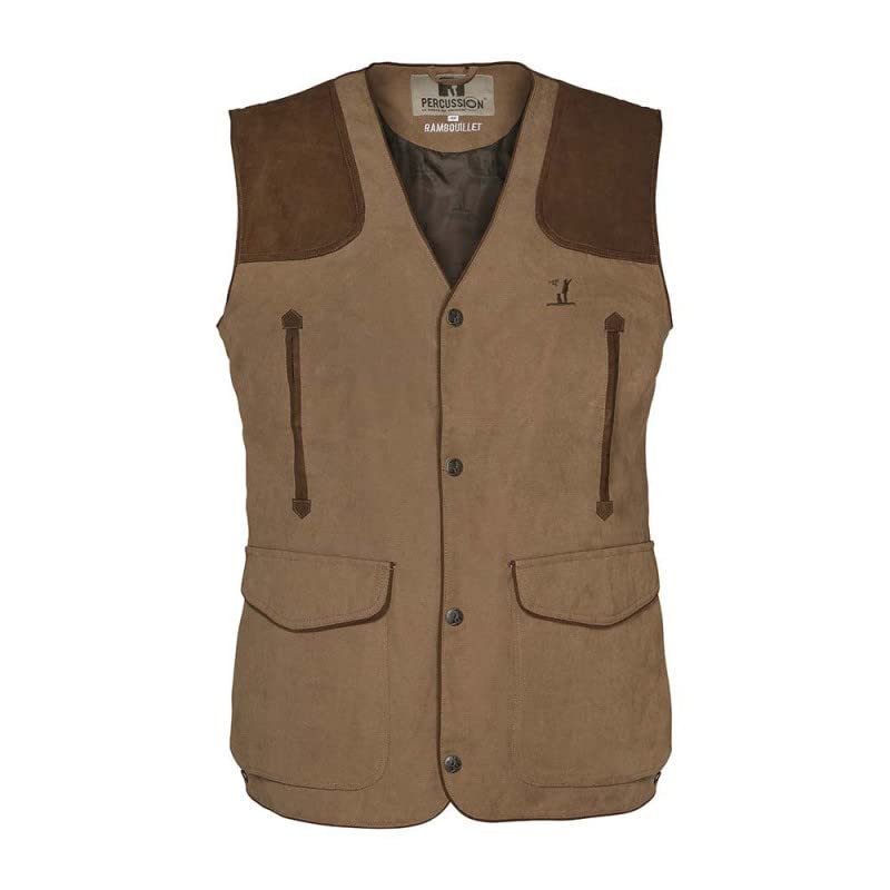 PERCUSSION GILET CHASSE RAMBOUILLET ORIGINALE, marrone, XXXXL