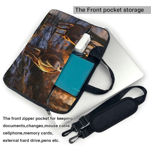 Deers Picture Laptop Bag Business Briefcase for Men Women Water Resistant Laptop Shoulder Bag3