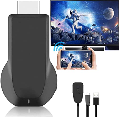 Dongle d'affichage WiFi 1080P Adaptateur d'affichage sans Fil HDMI 2.4G WiFi Display Dongle pour iOS / Android / Windows / Mac / TV / Monitor / Projecteur Cover