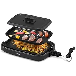 ホットプレート/鍋・グリル（大型）/Hot Plate-Grill-Pot(Big size) Amazon.com: Hot Pot with Grill, Electric Hot Pot 2 in 1 Shabu