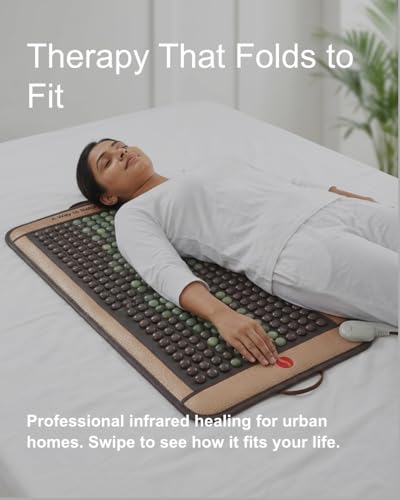 Image of Carefit Jadato Infrared Mini Heating Mat | Korean Stone Far Infrared Therapy for Pain Relief & Relaxation