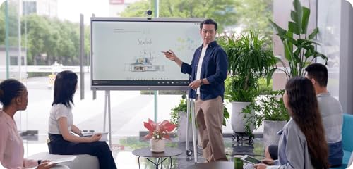 Image of RGBlink 86 inch MeetingBoard UHD 4K LED Touchscreen Display (White)