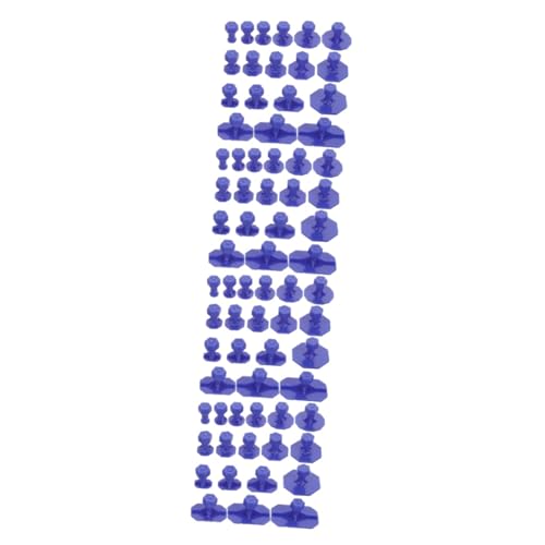 Extracteur de bosses de voiture mini ventouse TOPBATHY en plastique bleu x4