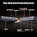 UGREEN Maxidok Thunderbolt 5 Dock Revodok 10 in 1, 120Gbps with 3×TBT5 (Single 8K / Dual 6K), 140W Total Power, DP2.1, Gigabit Ethernet, SD/TF 3.0 Docking Station for MacBooks and Windows Laptops