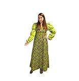 El paquete incluye: vesti Krause & Sohn Disfraz medieval para mujer, talla 36 - 46, color verde y dorado