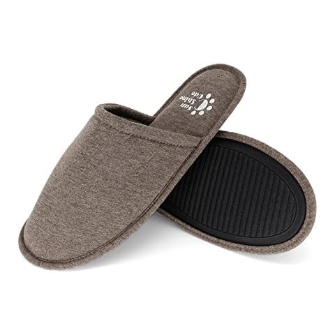 Sunshine Code Men's Memory Foam Slippers Cover