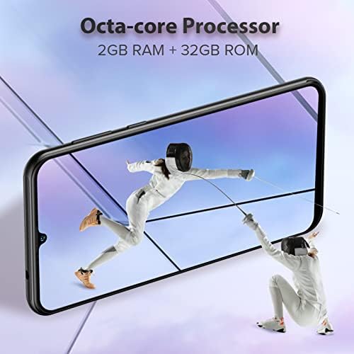 SIM-Free & Unlocked Mobile Phones, Ulefone Note 6P Smartphone, 4G Dual SIM Unlocked Phone, 32GB ROM/128GB Extension, Triple Card Slots, Octa-core, 6.1 inch HD+ Display, Android 11, Face ID, Black