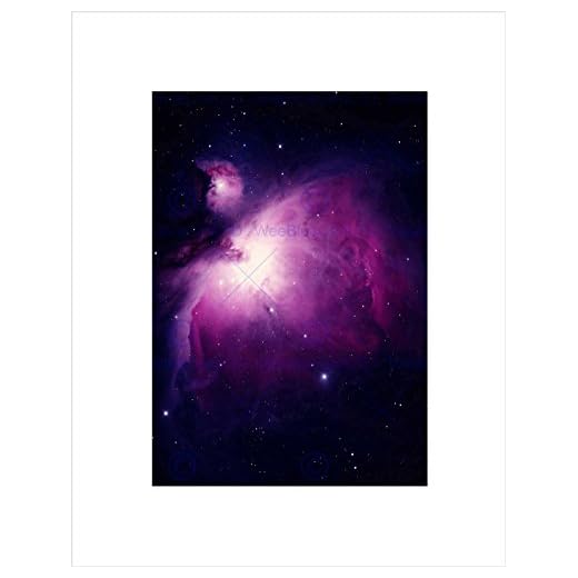 Wee Blue Coo Rymdnebula stjärna Orion gas moln barnkammare kosmisk väggkonst tryck