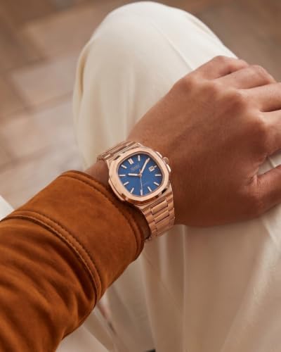 Image of Ajanta Quartz Astera Dial Stainless Steel Date Display Watch for Men