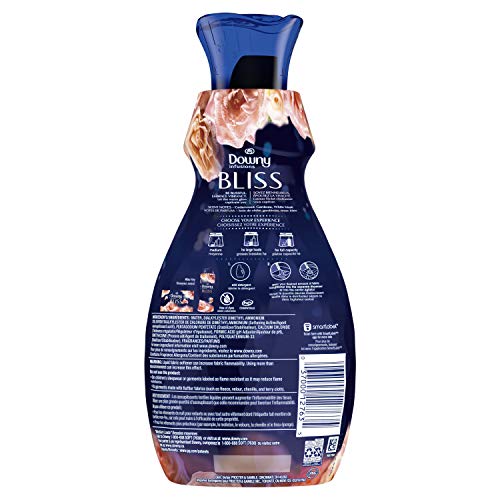 Image of Downy Infusions Liquid Fabric Softener, Bliss, Sparkling Amber & Rose, 32 fl oz