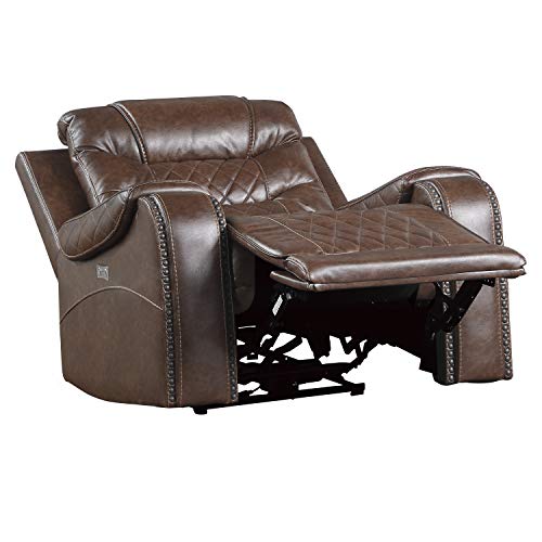 Lexicon Noura Power Reclining Chair, Brown #TOP3