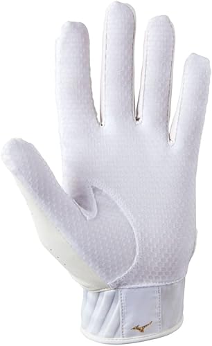 Miniatura 2 de Mizuno MVP - Guantes de bateo de béisbol para adultos, par  adultos, jóvenes y Tball  palma antideslizante  espalda FlexMesh  lengüeta de muñeca