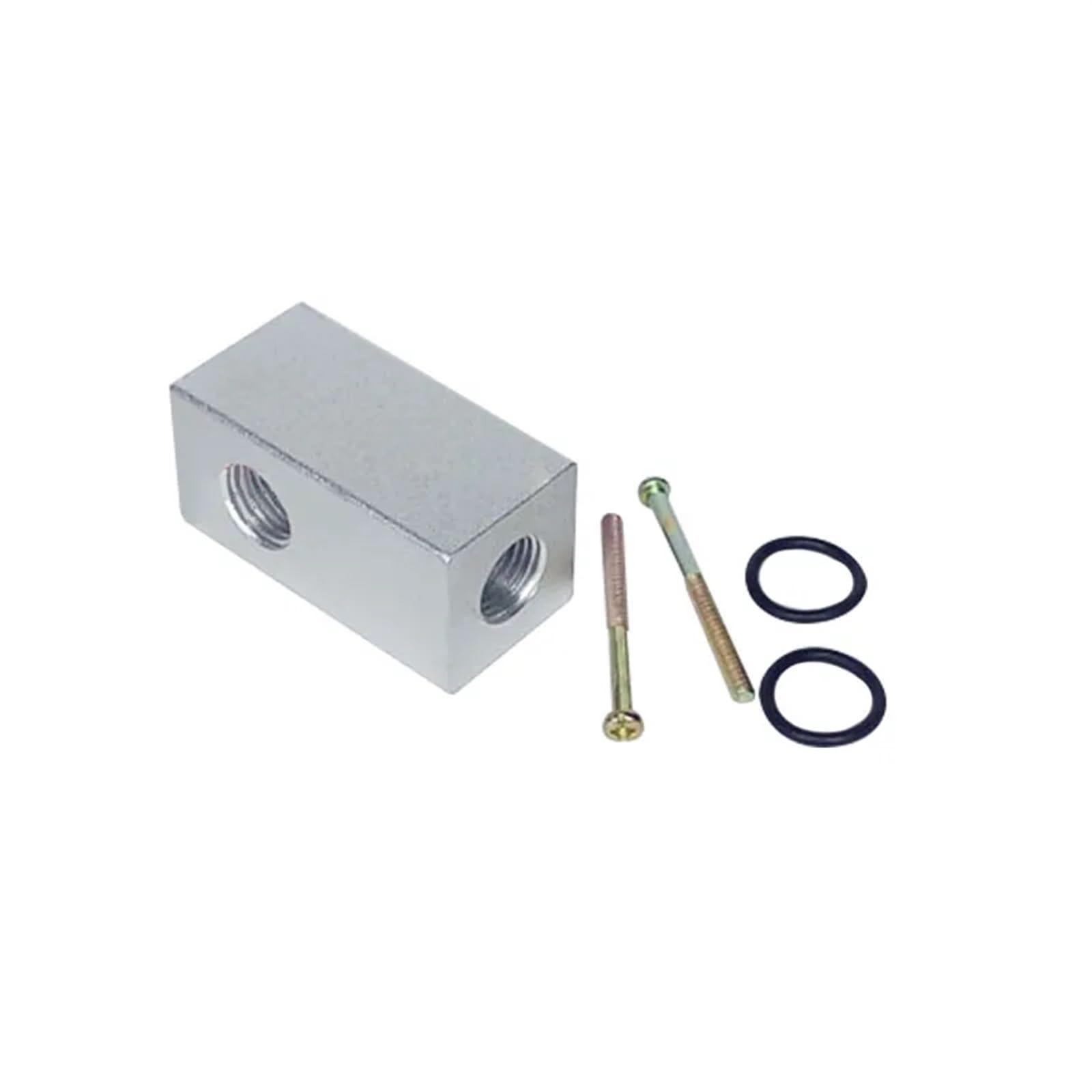 ZXAOMMBEA Solenoid Valve Mounting Base 4M/4V210-08 4V310-10 410-15 Cylinder Seat/Valve Plate/Valve Block(4M410)