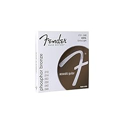 Fender Phosphor Bronze 10-48 60XL Acoustic Guitar Strings - Les Beatles, Paul McCartney, John Lennon, RIngo Starr, George Harrison