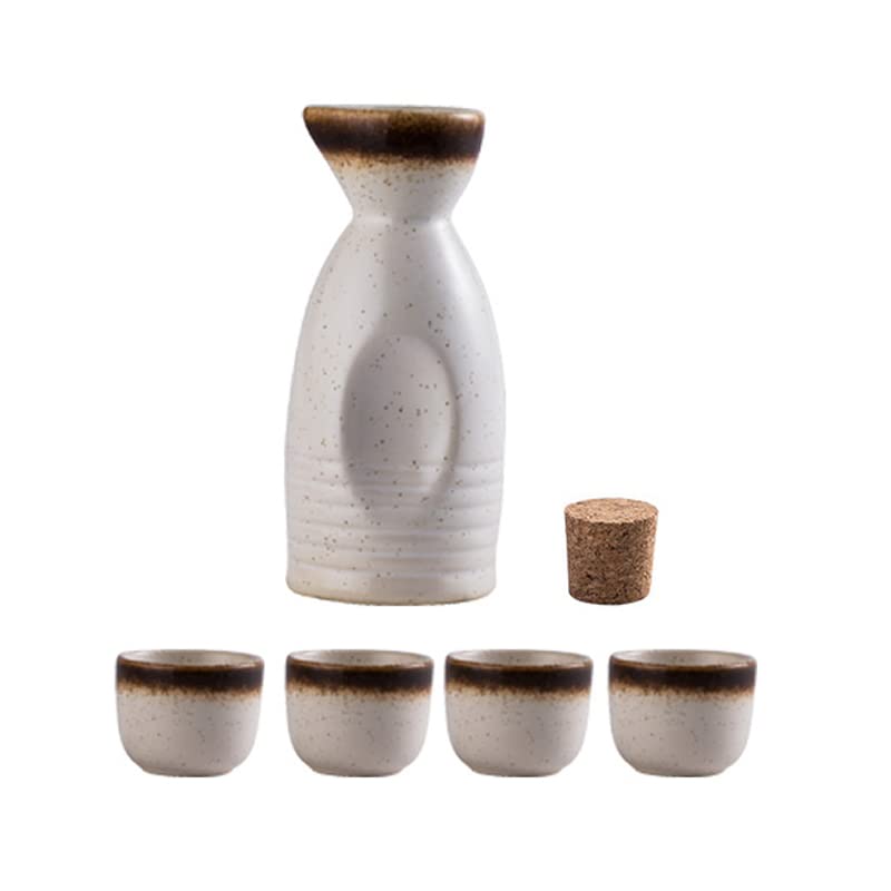 Amazon.co.jp: 酒器セット 徳利 盃 熱燗 冷酒 陶磁器製 150ml 美濃焼