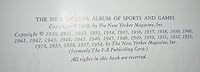 The New Yorker Album of Sports and Games B0000CK5C4 Book Cover