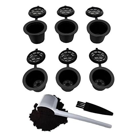 Nespresso Capsules Refillable - Reusable Coffee Pods For Nespresso Cups - OriginalLine Compatible - Pack of 6 Cover
