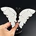 Natural Crystal Gem Stone Howlite Carved Butterfly Wings Figurine