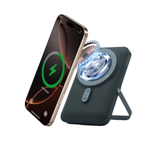 ETHERNS Power Bank 10000mAh Magnetic Wireless Power Bank | 22.5W Fast Charging for iPhone 12-16 & Android Via USB-C | Sleek Design, Magnetic Attachment
