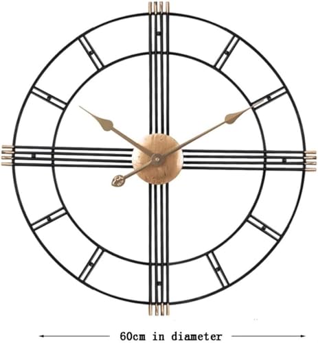 Horloge murale design en métal 3D objet d'art contemporain - 3