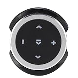 ASHATA Bluetooth Media Taste Remote, Einstellbare Richtung wasserdichte Drahtlosen Musikcontroller Bluetooth 5.0, Android 4.4, 7 für Car Bike Motorbike