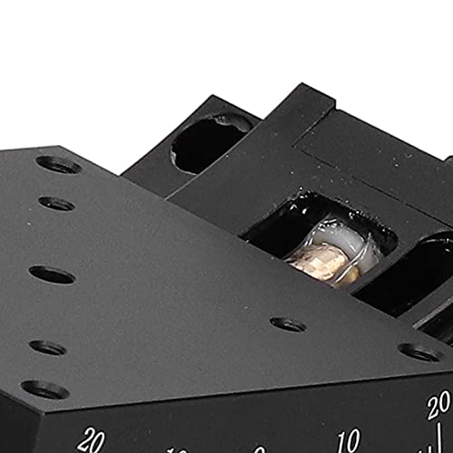 Hyuduo HYUDUOBZGQDU1VEM Goniometer Sliding Table, Hxv A60 60X60Mm Linear Stage Goniometer Dovetail Type Fine Tuning,Motor, Linear Roller Bearings thumb #3