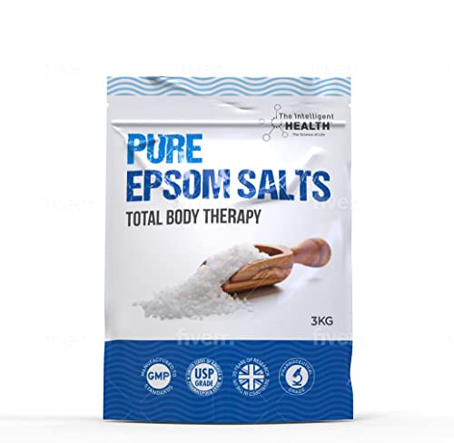 Pure Epsom Salts | Magnesium Sulphate Bath Salt (3kg Pack)