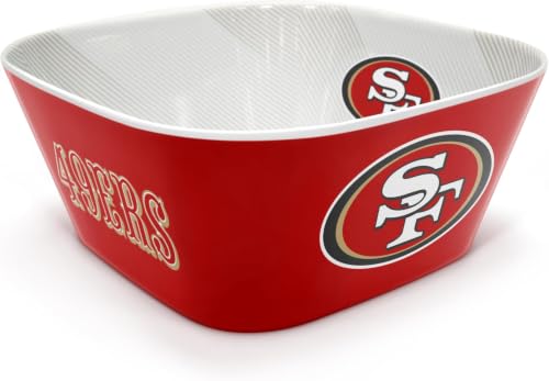 Image of YouTheFan NFL San Francisco 49ers Large Party Bowl (Pack of 6)