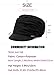 Fashion Hat Cap with Brim Visor for Woman Ladies, Best for Daily Use (Plum Red)